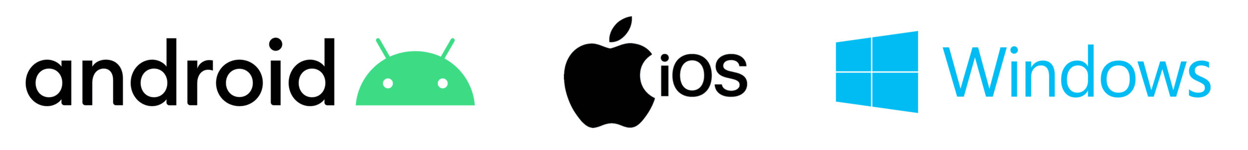 logo-android-ios-windows logo ios apple logo android logo windows
